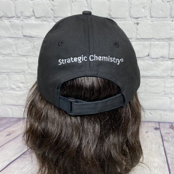 Baseball Hat Cap Strap Back Black Refined Technologies Embroidered FERSTEN - Picture 3 of 9